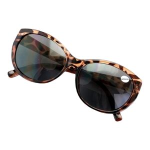 🟢 Tinted Reading Glasses - Bifocal - Vintage Cateye Oval Shape -